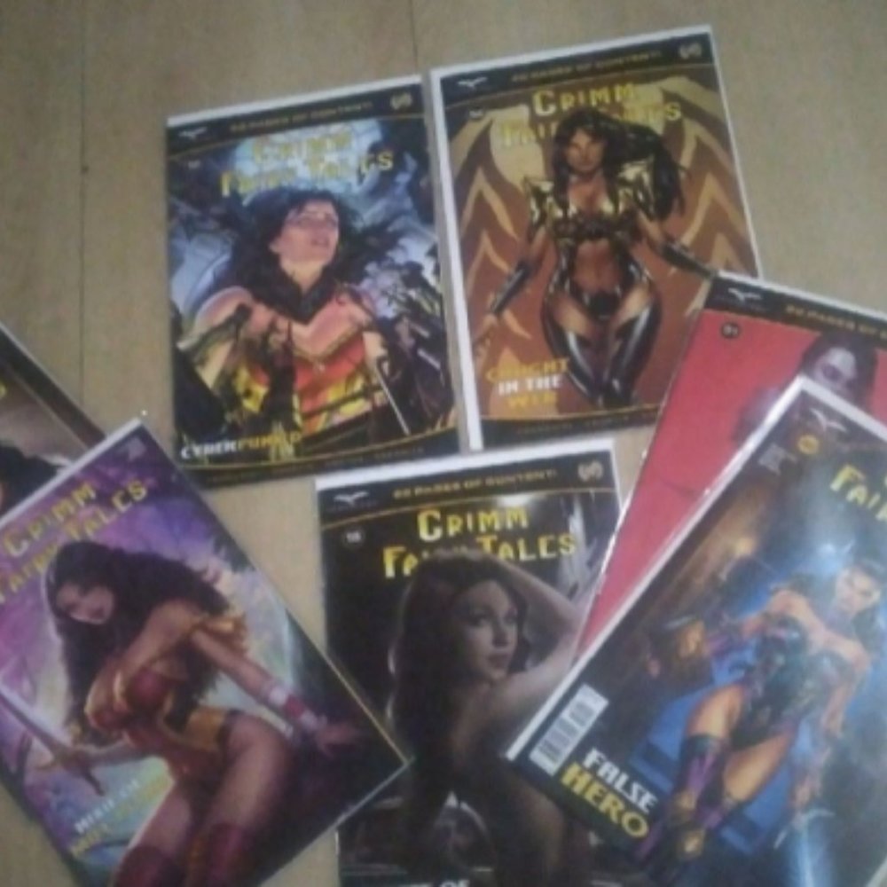 Grimm Fairy Tales SET -7 Books Diffent … #47 #48 #49 #51 #52 #54 #55 Lady COVERS
